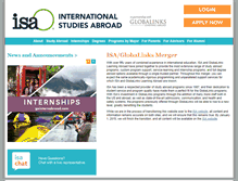 Tablet Screenshot of globalinksabroad.org